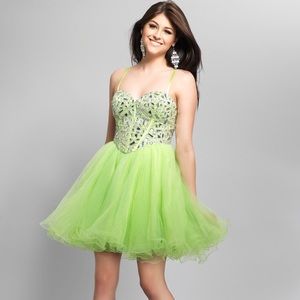 Green Homecoming Dress